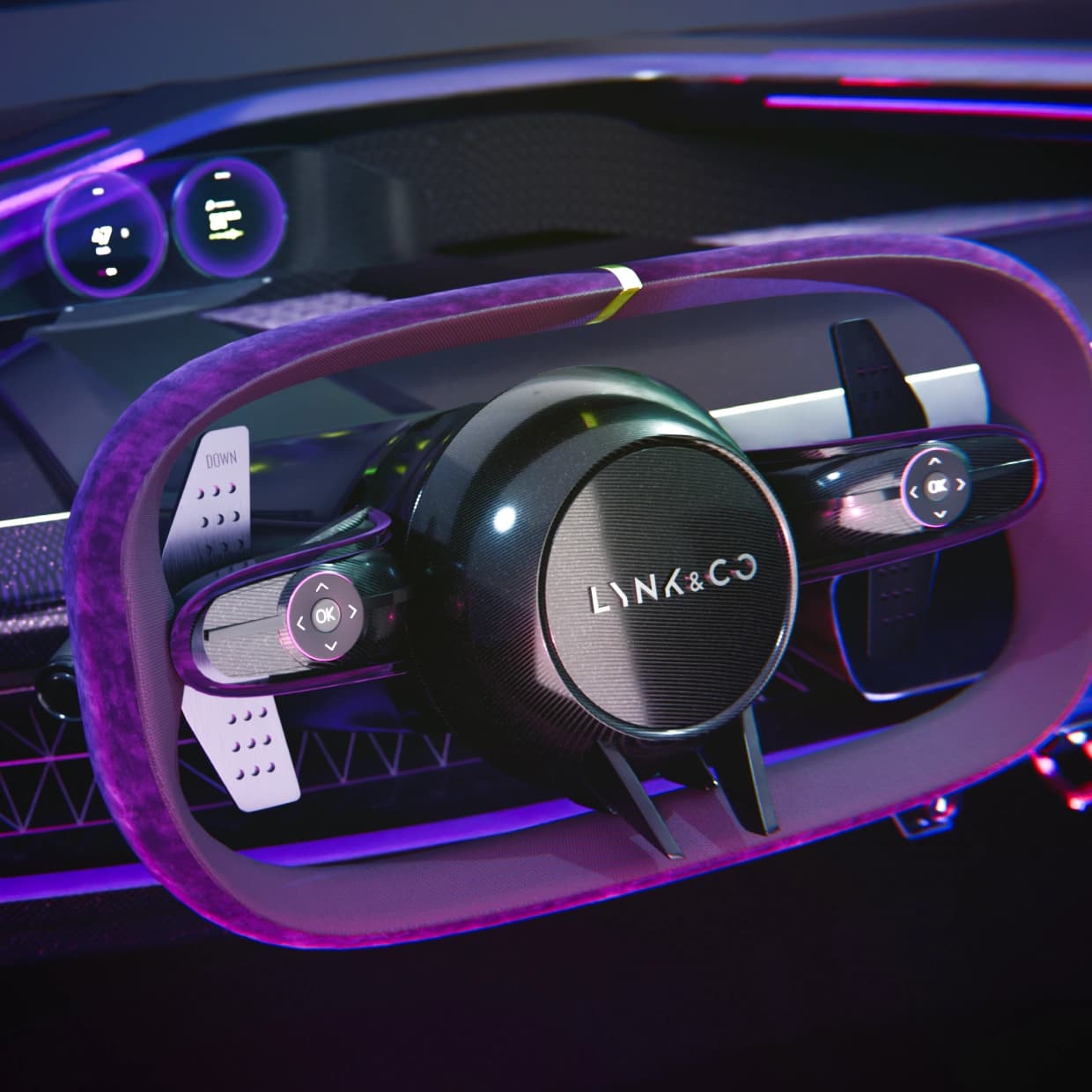 Small-vehicle interior — touch-up final