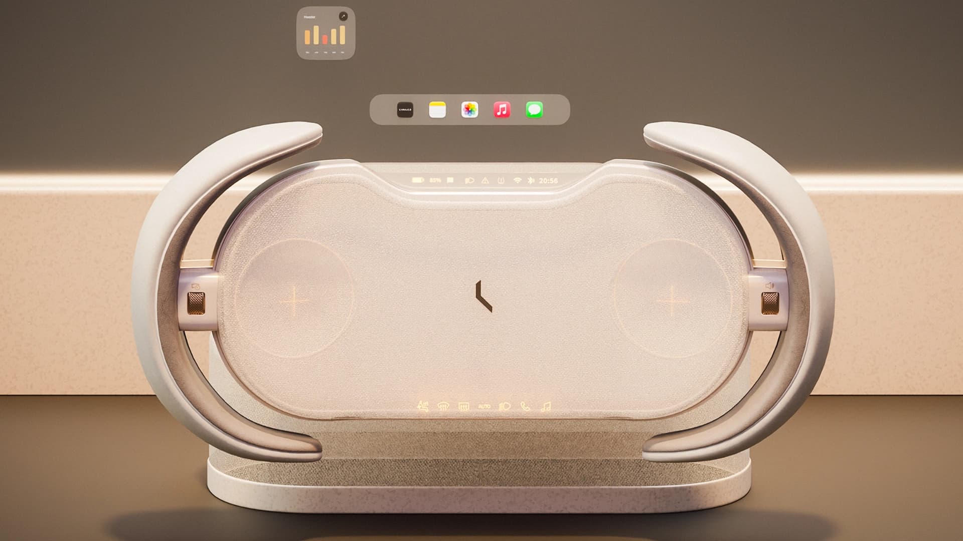New HMI — without hand, clean view