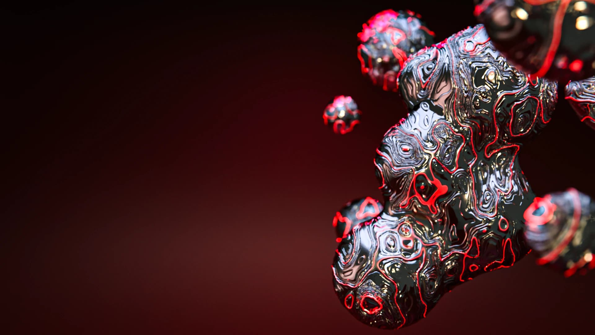 Bubbles in fog — variation